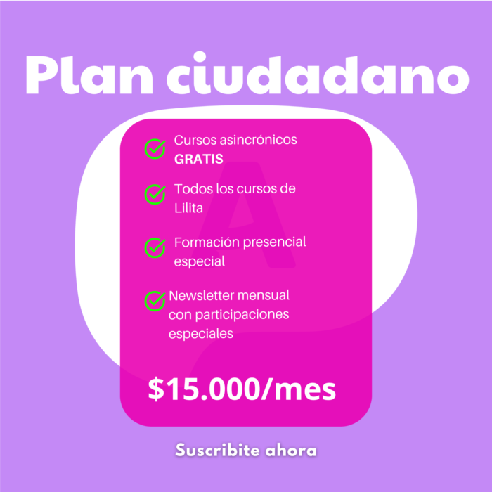 Suscripción CIUDADANO "Amigos del Arendt" - Mensual
